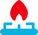 Reticulated gas to kitchen in individual units at additional cost